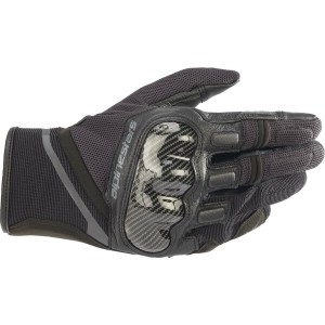 Manusi de piele vara Alpinestars Chrome Negru/Gri Manusi de piele vara Alpinestars Chrome Negru/Gri