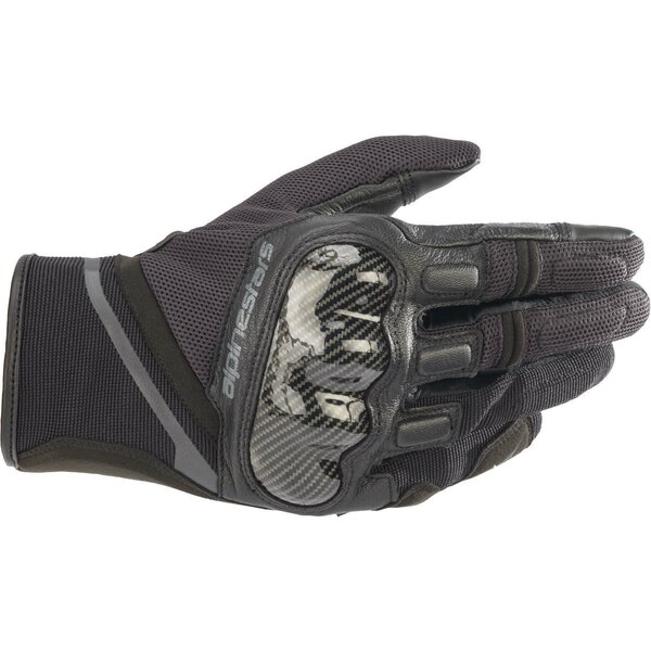 Manusi de piele vara Alpinestars Chrome Negru/Gri [1]