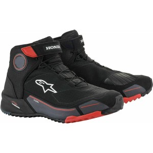 Ghete moto ALPINESTARS HONDA CR-X DRYSTAR Negru/Gri/Rosu