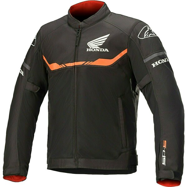 Geaca textil vara ALPINESTARS HONDA T-SPS AIR Negru/Rosu [1]