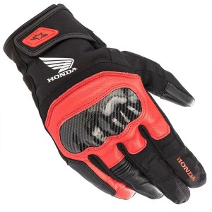 Manusi de piele impermeabile ALPINESTARS HONDA SMX Z DRYSTAR Negru/Rosu Manusi de piele impermeabile ALPINESTARS HONDA SMX Z DRYSTAR Negru/Rosu