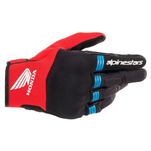 Manusi moto ALPINESTARS HONDA COPPER Negru/Rosu/Albastru [1]