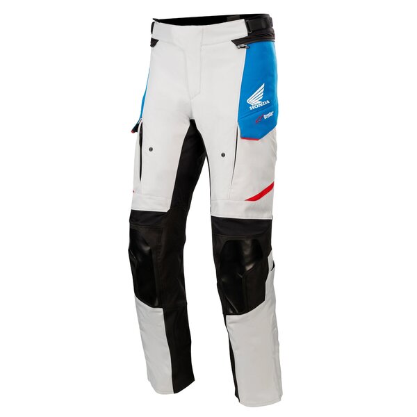 Pantaloni textil impermeabili ALPINESTARS HONDA ANDES V3 DRYSTAR Negru/Gri deschis/Albastru [1]