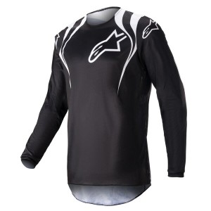Tricou cross-enduro Alpinestars Fluid Narin 2023 Negru/Alb Tricou cross-enduro Alpinestars Fluid Narin 2023 Negru/Alb