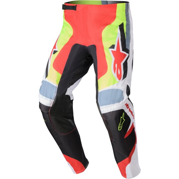 Pantaloni cross-enduro ALPINESTARS FLUID AGENT 2023 Negru/Rosu/Galben fluo [1]