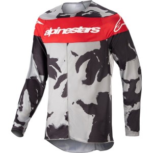 Tricou cross-enduro ALPINESTARS RACER TACTICAL 2023 Negru/Camo/Rosu