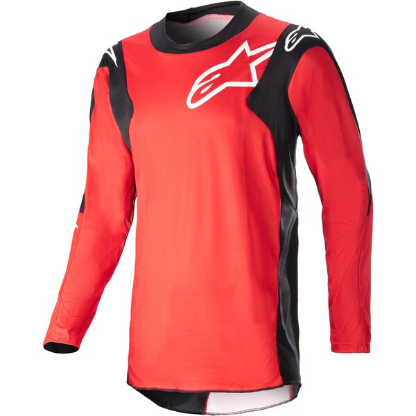 Tricou cross-enduro ALPINESTARS RACER HOEN 2023 Rosu/Alb [1]