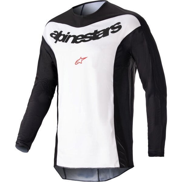 Tricou cross-enduro ALPINESTARS FLUID LURV 2023 Alb/Negru [1]