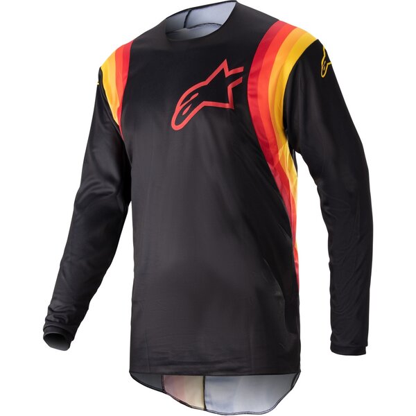 Tricou cross-enduro ALPINESTARS FLUID CORSA 2023 Negru/Rosu [1]