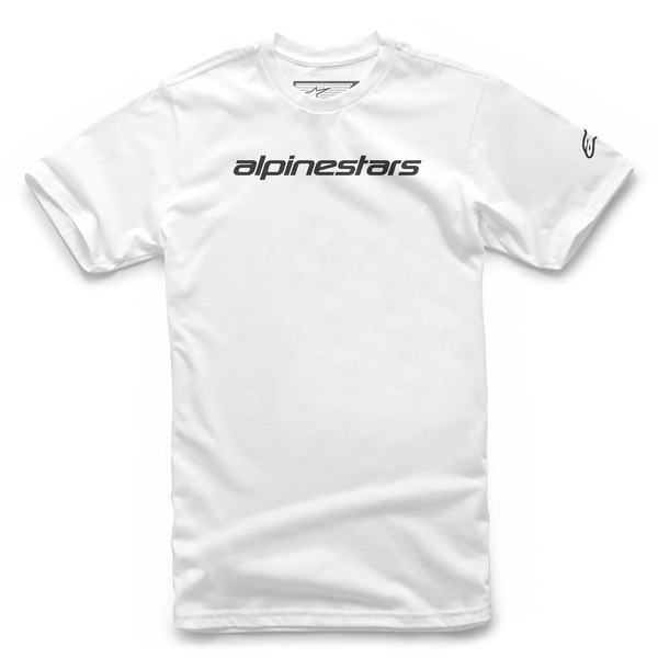 Tricou ALPINESTARS LINEAR WORDMARK Alb/Negru [1]