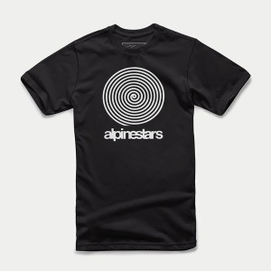 Tricou ALPINESTARS REAL SPIRAL Negru/Alb Tricou ALPINESTARS REAL SPIRAL Negru/Alb