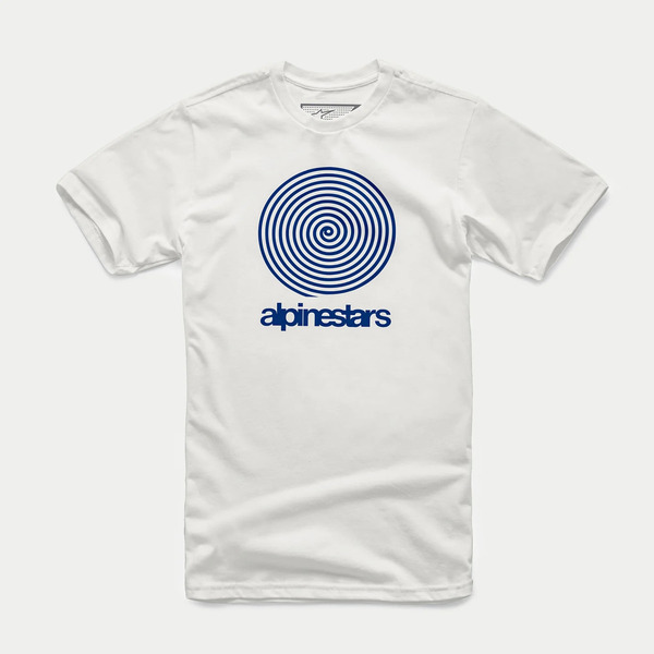 Tricou ALPINESTARS REAL SPIRAL Alb/Albastru [1]