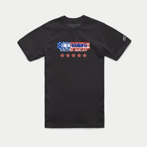 Tricou ALPINESTARS USA AGAIN Negru Tricou ALPINESTARS USA AGAIN Negru