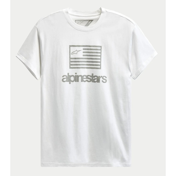 Tricou ALPINESTARS FLAG Alb [1]