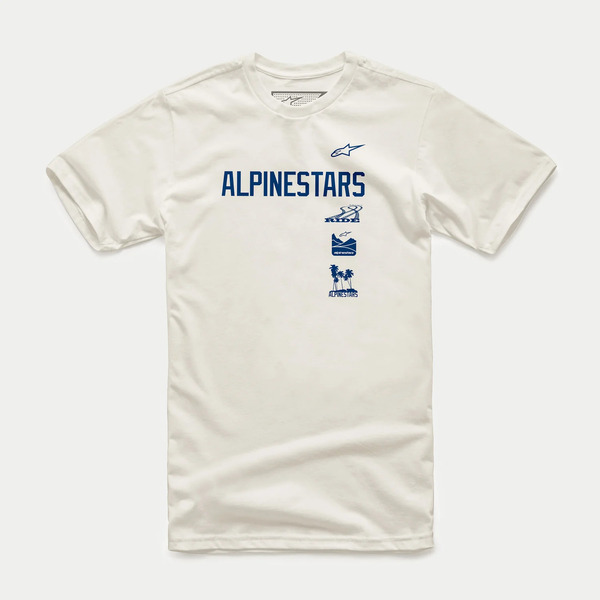 Tricou ALPINESTARS STACKER Alb [1]
