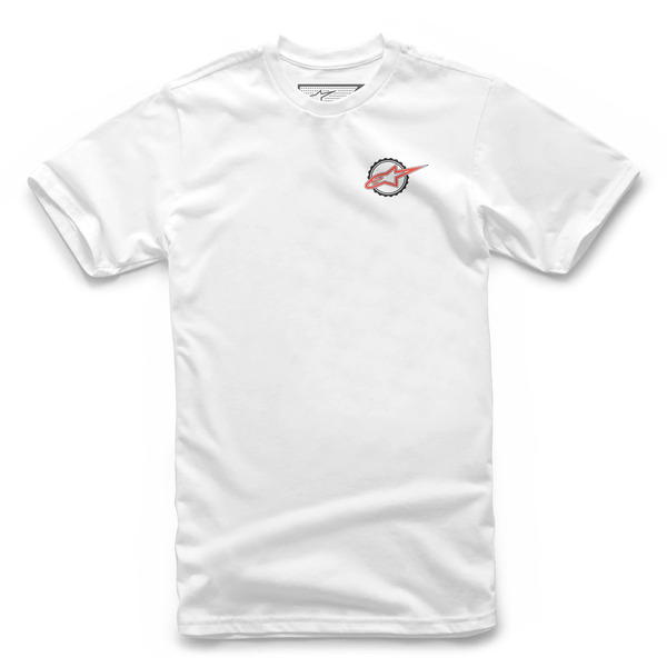 Tricou ALPINESTARS TRACK RIGHT Alb [1]