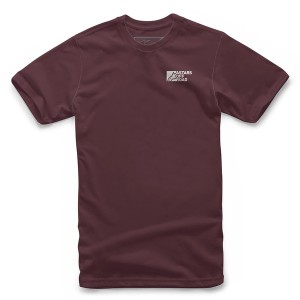 Tricou ALPINESTARS PAINTED Bordo Tricou ALPINESTARS PAINTED Bordo