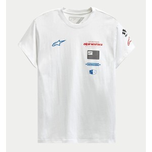 Tricou ALPINESTARS H-BLOCK Alb Tricou ALPINESTARS H-BLOCK Alb
