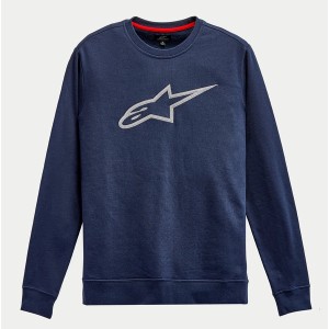 Bluza ALPINESTARS AGELESS CREW Fleece Navy/Gri Bluza ALPINESTARS AGELESS CREW Fleece Navy/Gri