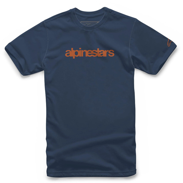 Tricou ALPINESTARS HERITAGE LOGO Navy/Rugina [1]