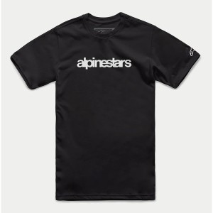 Tricou ALPINESTARS HERITAGE LOGO Negru/Alb