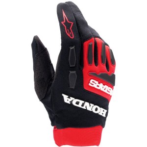 Manusi cross-enduro ALPINESTARS HONDA FULL BORE Negru/Rosu aprins/Alb Manusi cross-enduro ALPINESTARS HONDA FULL BORE Negru/Rosu aprins/Alb