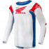 Tricou cross-enduro ALPINESTARS HONDA RACER ICONIC Alb/Albastru/Rosu [2]