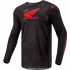 Tricou cross-enduro ALPINESTARS HONDA RACER ICONIC Negru/Rosu [2]