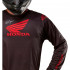 Tricou cross-enduro ALPINESTARS HONDA RACER ICONIC Negru/Rosu [5]