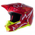 Casca cross-enduro Alpinestars Supertech S-M5 ACTION Rosu/Alb/Galben fluo [2]
