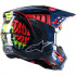 Casca cross-enduro Alpinestars Supertech S-M5 SOLAR FLARE Negru/Albastru/Rosu [3]