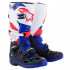 Cizme cross-enduro ALPINESTARS TECH 7 BOOT Negru/Albastru inchis/Rosu/Alb [2]