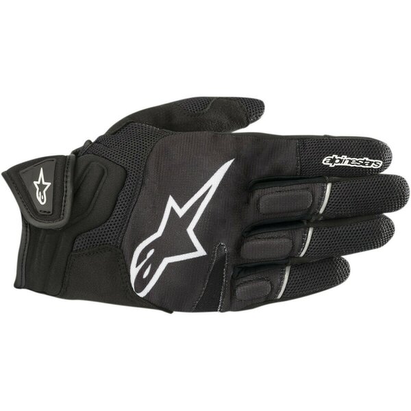 Manusi de piele vara Alpinestars ATOM Negru/Alb [1]