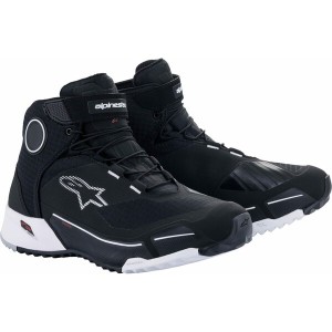 Ghete moto ALPINESTARS CR-X Drystar Negru/Alb