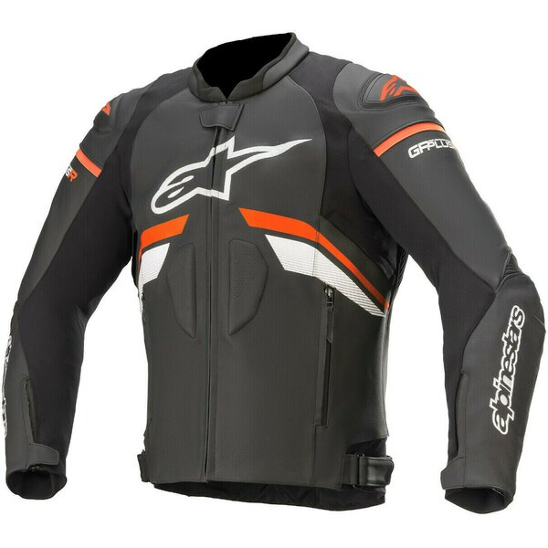 Geaca de piele Alpinestars GP PLUS R V3 Negru/Alb/Rosu [1]