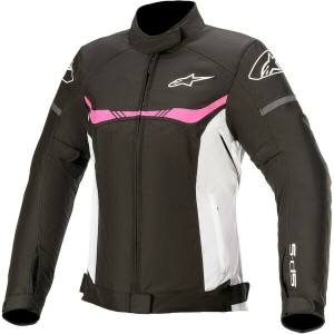 Geaca textil impermeabila Alpinestars STELLA T-SPS Negru/Alb/Roz Geaca textil impermeabila Alpinestars STELLA T-SPS Negru/Alb/Roz