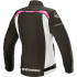 Geaca textil impermeabila Alpinestars STELLA T-SPS Negru/Alb/Roz [2]