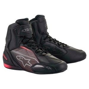 Ghete moto sport/touring Alpinestars Stella Faster-3 Negru/Gun metal/Roz