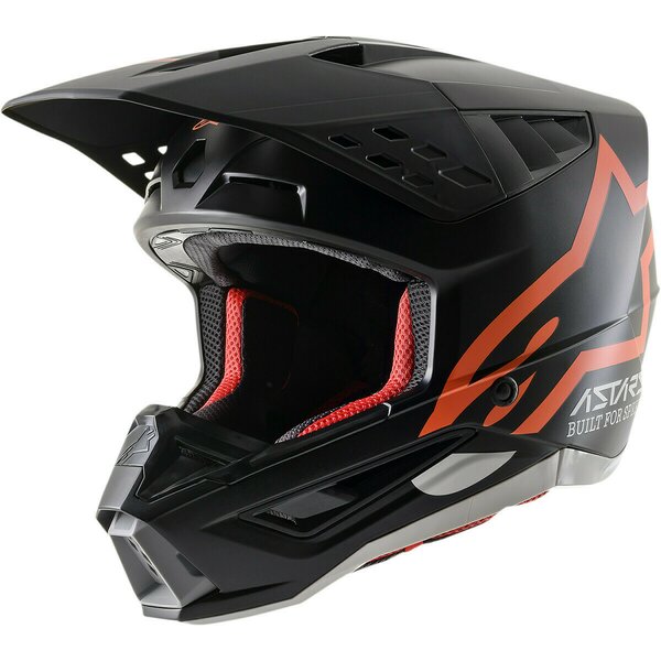 Casca cross-enduro Alpinestars Supertech S-M5 COMPASS Negru/Portocaliu [1]