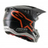 Casca cross-enduro Alpinestars Supertech S-M5 COMPASS Negru/Portocaliu [3]