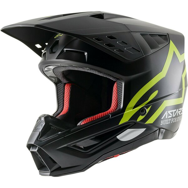 Casca cross-enduro Alpinestars Supertech S-M5 COMPASS Negru/Galben fluo [1]