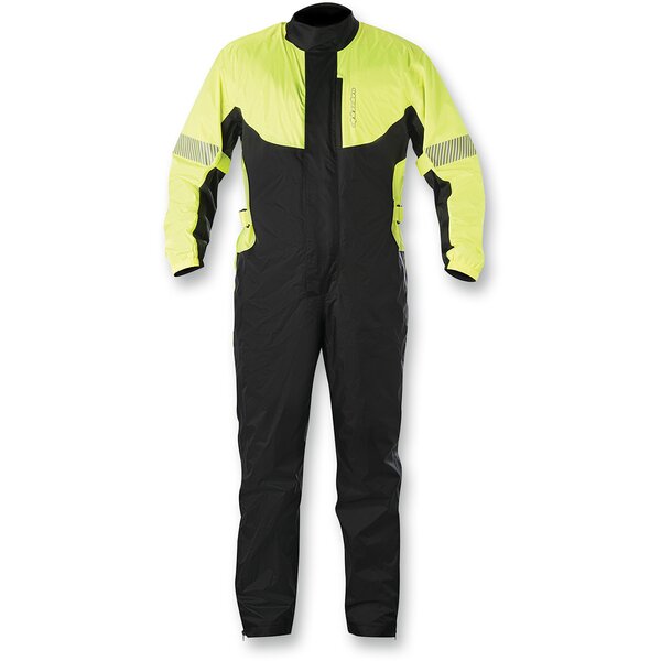 Combinezon de ploaie 1 piesa Alpinestars Hurricane Negru/Galben fluo [1]