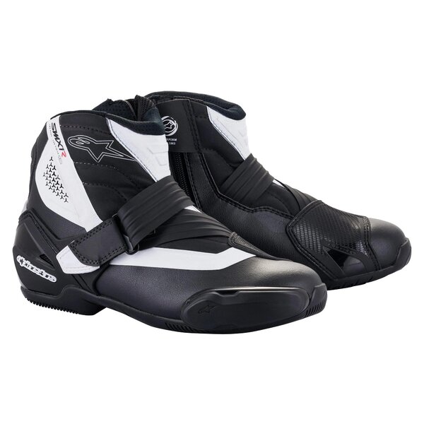 Ghete moto Alpinestars SMX-1 R V2 Negru/Alb [1]
