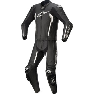 Combinezon de piele 2 piese Alpinestars Missile V2 Negru/Alb