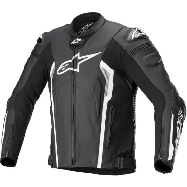 Geaca de piele sport/touring Alpinestars MISSILE V2 Negru/Alb [1]