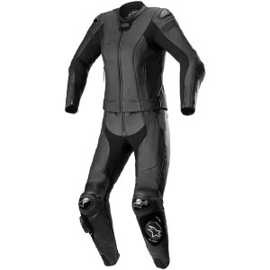 Combinezon de piele dama 2 piese ALPINESTARS STELLA MISSILE V2 Negru/Negru