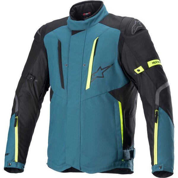 Geaca textil impermeabila ALPINESTARS RX-5 DRYSTAR Negru/Albastru/Galben [1]
