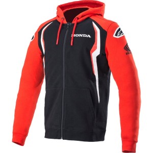 Hanorac cu fermoar ALPINESTARS HONDA Negru/Alb/Rosu Hanorac cu fermoar ALPINESTARS HONDA Negru/Alb/Rosu