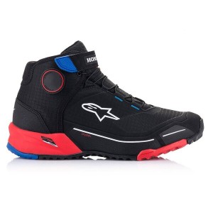 Ghete moto ALPINESTARS HONDA CR-X DRYSTAR Negru/Rosu/Albastru Ghete moto ALPINESTARS HONDA CR-X DRYSTAR Negru/Rosu/Albastru