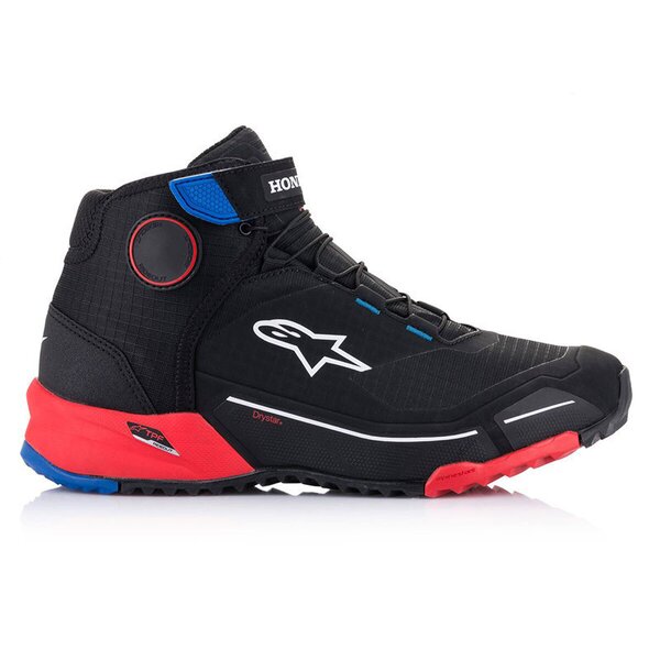 Ghete moto ALPINESTARS HONDA CR-X DRYSTAR Negru/Rosu/Albastru [1]